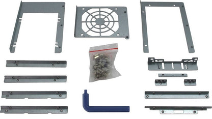 Inter-Tech IPC 4U-4420 | Server Rack Case | Zwart/Roestvrijstaal - Matmuis