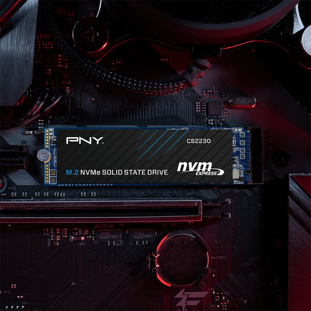 PNY CS2230 | 500GB M.2 NVMe SSD | PCIe 3.0 | 3D NAND Flash - Matmuis