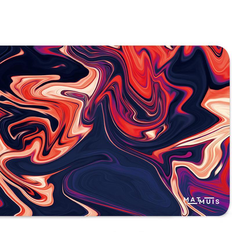 XXL Muismat | Swirl Abstract Lava Fusion | Matmuis