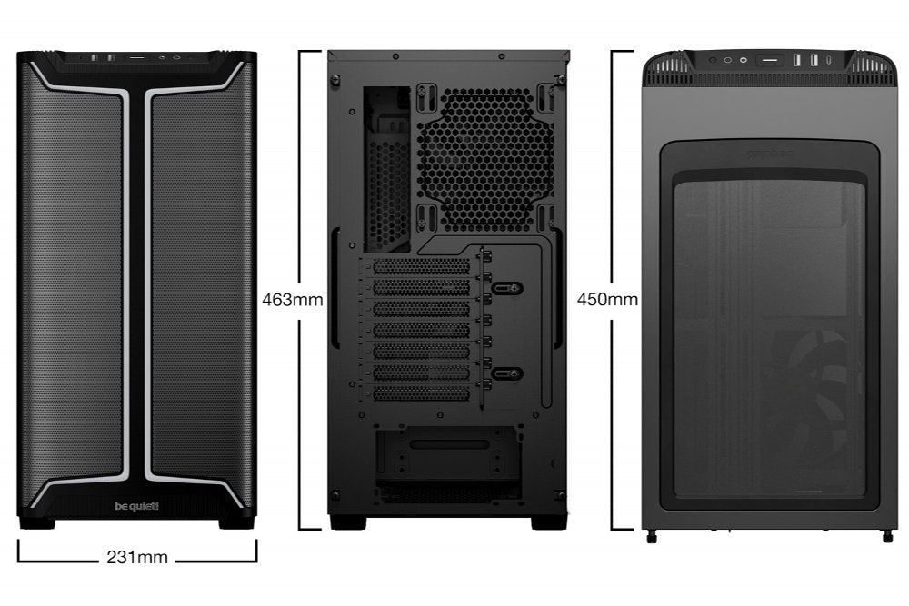 be quiet! PURE BASE 501 DX RGB | Midi Tower Case | Zwart - Matmuis