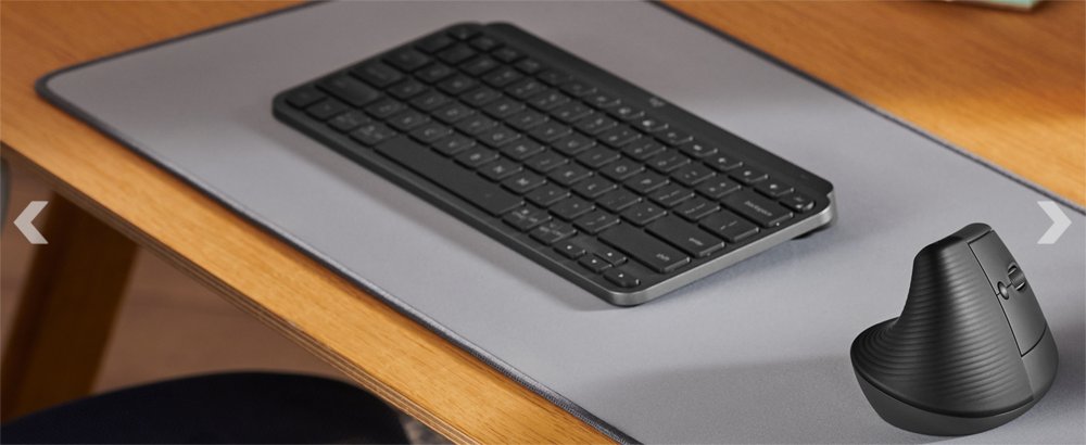 Logitech Lift | Ergonomische Draadloze Muis | Rechtshandig | RF + Bluetooth | 4000 DPI | Grafiet - Matmuis - Matmuis