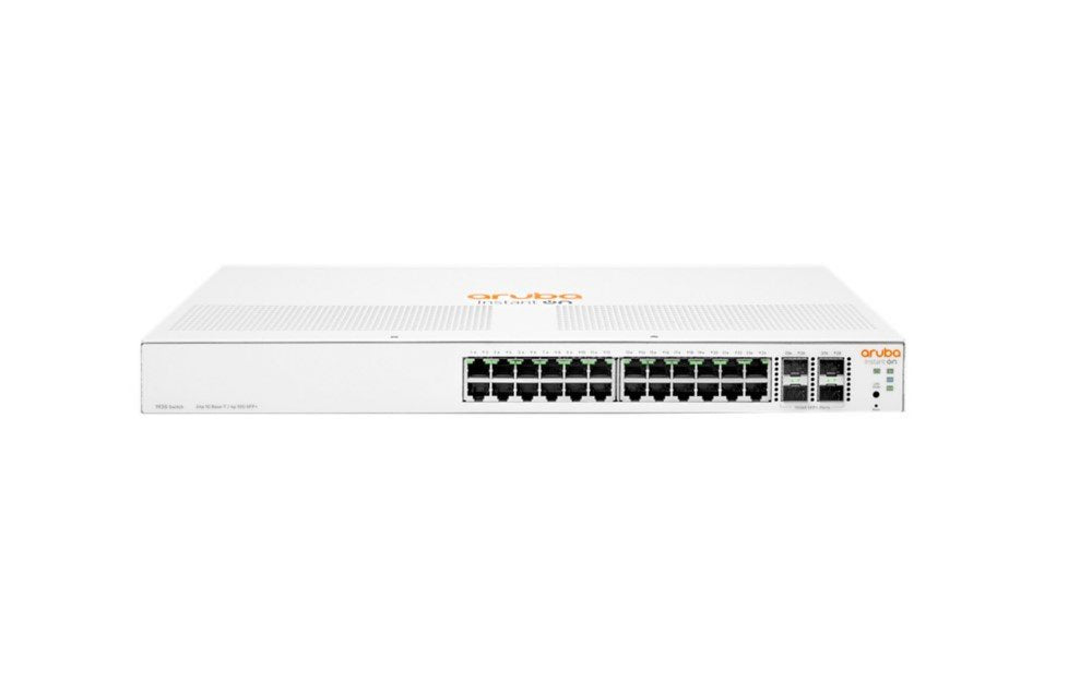 Aruba Instant On 1930 | Managed L2/­L3 Switch | 24 Poorten | Gigabit Ethernet (10/100/1000 Mbps) + 4 SFP/SFP+ | 1U Rack | Wit - Matmuis