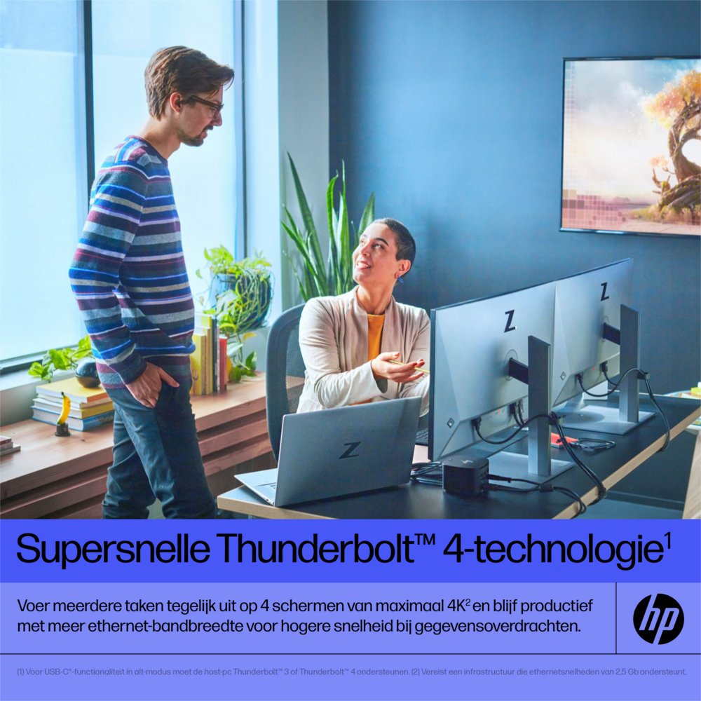 HP G4 Docking Station | Thunderbolt 120W | Zwart - Matmuis - Matmuis