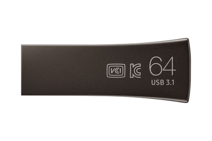 Samsung Bar Plus | 64GB USB-A 3.2 Flash Drive | Titanium - Matmuis - Matmuis