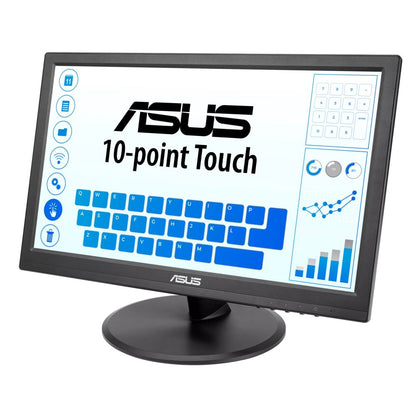 ASUS VT168HR | 15.6" Touchscreen Monitor | 1366 x 768 | WXGA | LED | Zwart - Matmuis - Matmuis