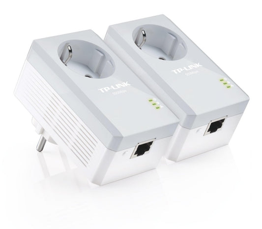 TP-Link TL-PA4010P KIT V5 | Powerline Adapter Set | 600 Mbps | Fast Ethernet | Met Stopcontact | Wit | HomePlug AV - Matmuis