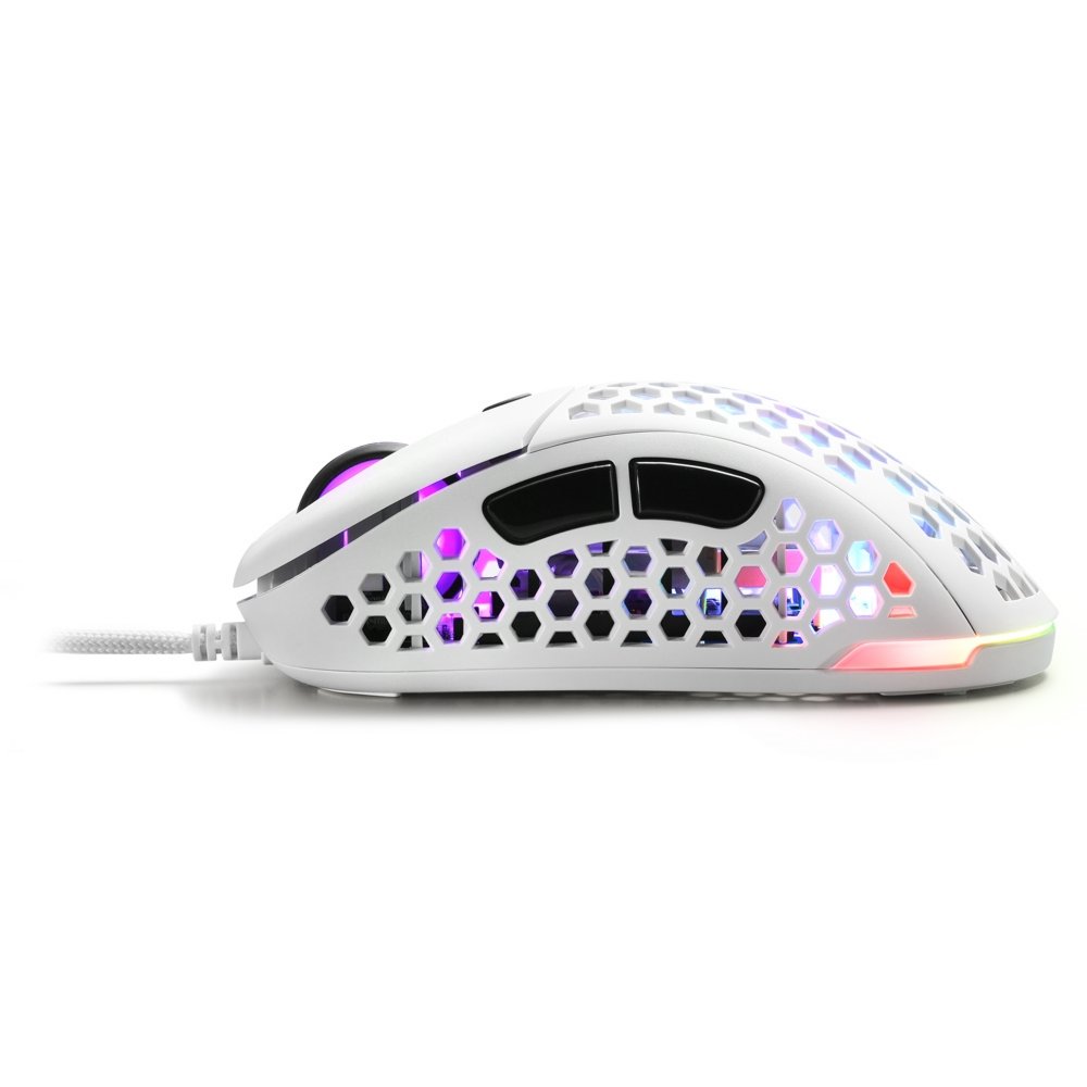 Sharkoon Light² 200 | Bekabelde Gaming Muis | Links- en Rechtshandig | USB-A | 16000 DPI | Wit - Matmuis - Matmuis