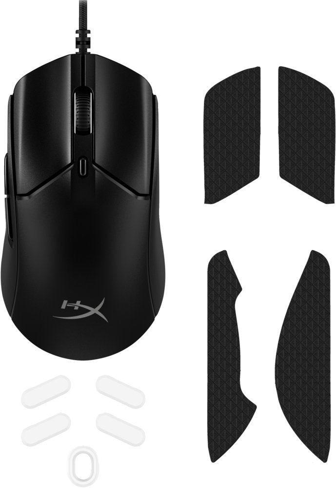 HyperX Pulsefire Haste 2 | Bedrade Gaming Muis | Rechtshandig | USB-A | 26000 DPI | Zwart - Matmuis - Matmuis