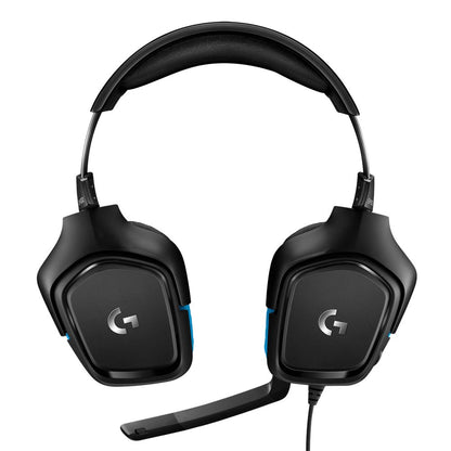 Logitech G432 | Bedrade Over-ear Gaming Headset 3.5mm Connector | 7.1 Surround | Zwart/Blauw - Matmuis - Matmuis