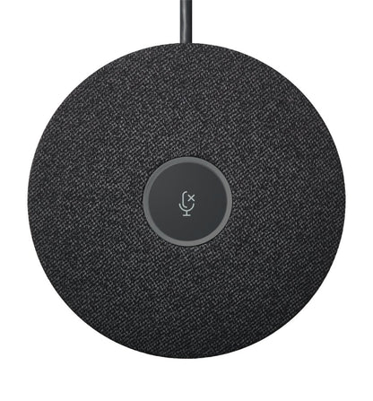 Logitech Rally Mic Pod | Grafiet | Tafelmicrofoon | Professionele Conferentie Audio - Matmuis - Matmuis