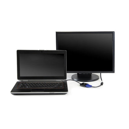 ACT AC7535 | HDMI naar VGA Adapter | 0,23 m | Zwart - Matmuis - Matmuis