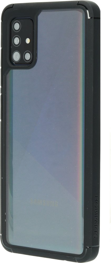 Mobiparts Rugged Clear Case | Samsung Galaxy A51 (2020) | Black - Matmuis - Matmuis