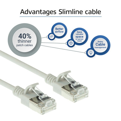 ACT netwerkkabel | Cat6a | U/FTP (STP) | 5 m | Grijs | DC7005