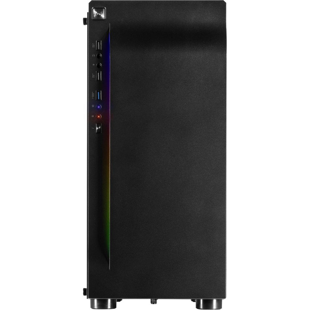 Inter-Tech A-3411 Creek RGB | Midi Tower | Zwart - Matmuis