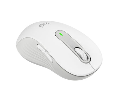 Logitech Signature M650 | Draadloze Muis | Linkshandig | RF + Bluetooth | 2000 DPI | Wit - Matmuis - Matmuis