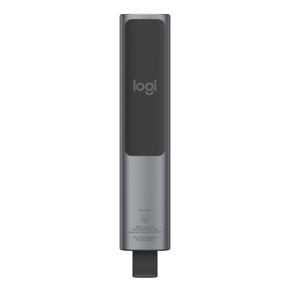 Logitech Spotlight | Draadloze Presenter | Bluetooth/RF | Grijs