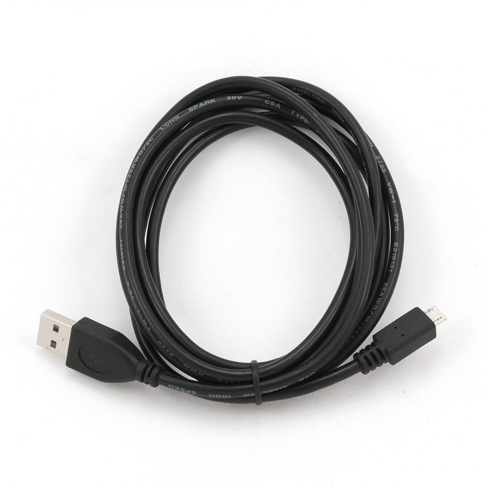 Gembird CCP-MUSB2-AMBM-1M | USB 2.0 | USB-A naar Micro-USB-B | 1m | Zwart - Matmuis - Matmuis