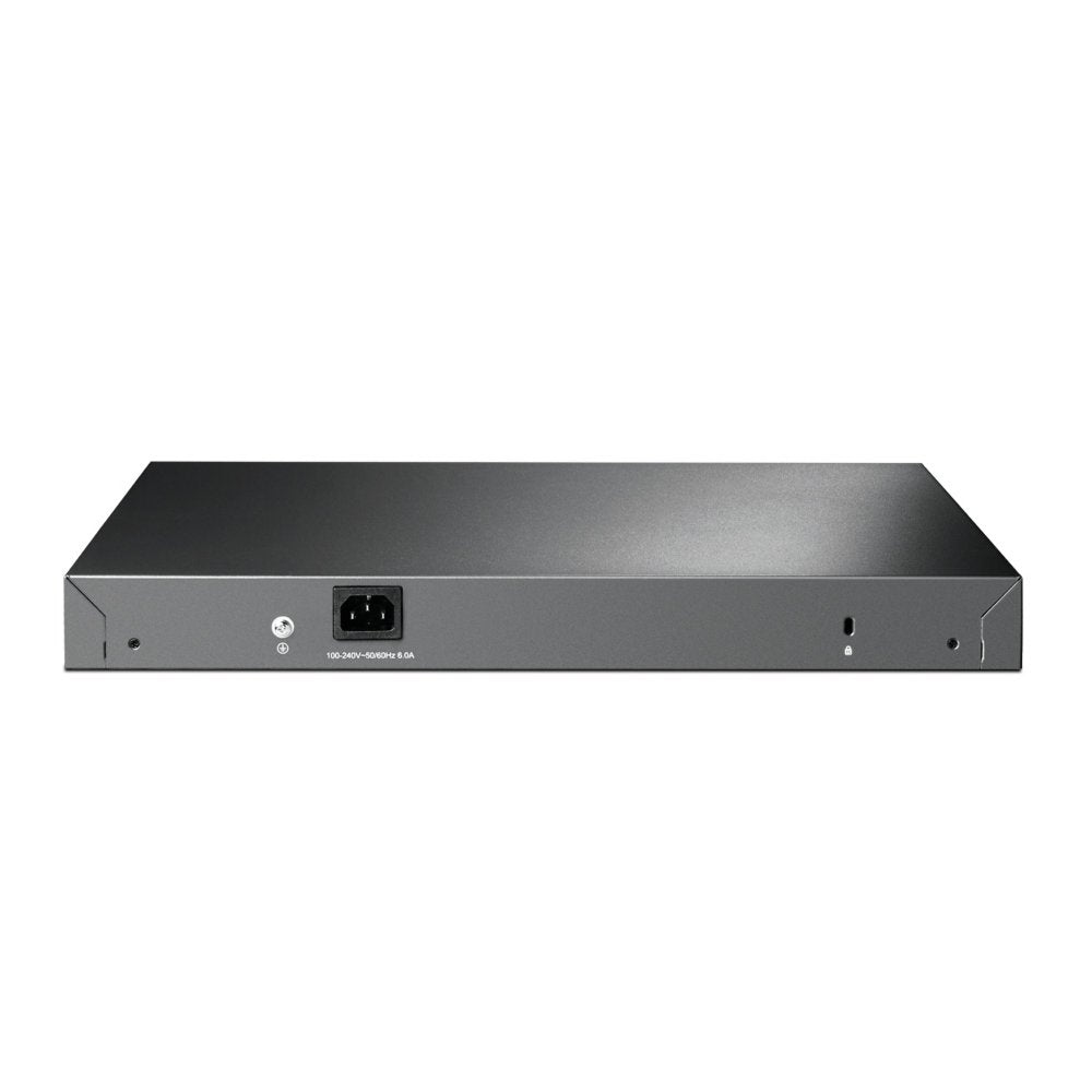 TP-Link TL-SG3428MP | JetStream Managed L2+ Switch | 28 Poorten | Gigabit Ethernet (10/100/1000 Mbps) | 24x PoE+ (384W) | 4x SFP | Omada SDN | Zwart - Matmuis