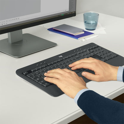 Logitech MK540 Advanced | Draadloze Muis- en Toetsenbordcombo | AZERTY | België - Matmuis - Matmuis