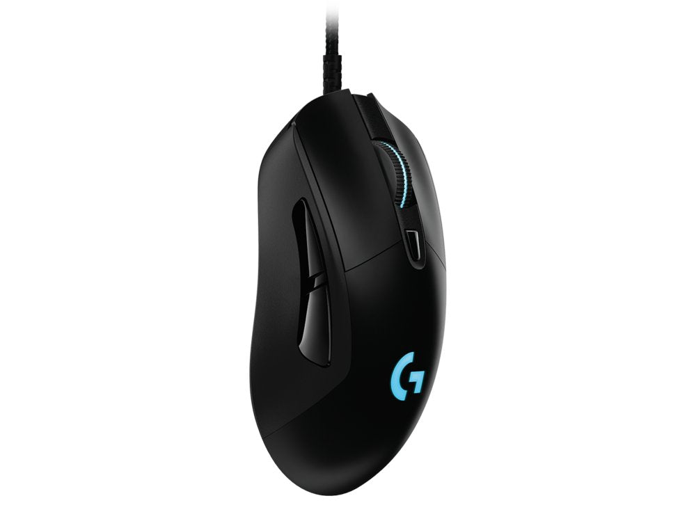 Logitech G403 HERO | Gaming Muis | Rechtshandig | USB-A (bekabeld) | 25.600 DPI | Zwart - Matmuis - Matmuis