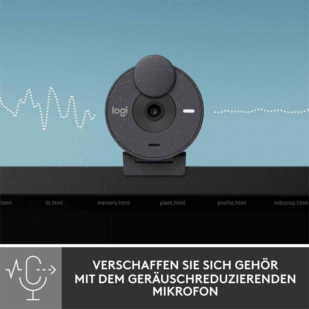 Logitech Brio 300 | 1080P 30FPS USB-C Webcam met Microfoon - Matmuis - Matmuis