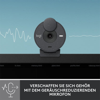 Logitech Brio 300 | 1080P 30FPS USB-C Webcam met Microfoon - Matmuis - Matmuis