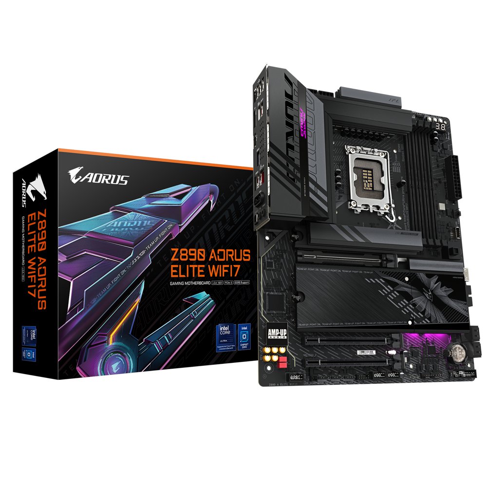 GIGABYTE Z890 AORUS ELITE WIFI7 | Socket LGA 1851 | Intel B890 | 4xDDR5 | ATX | Moederbord - Matmuis