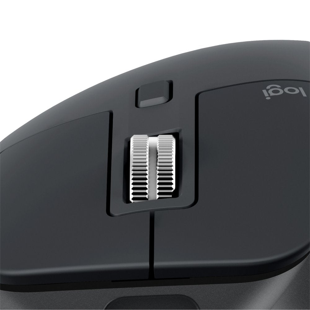 Logitech MX Master 3S | Draadloze Muis | RF-Draadloos + Bluetooth | 8000 DPI | Grafiet - Matmuis - Matmuis