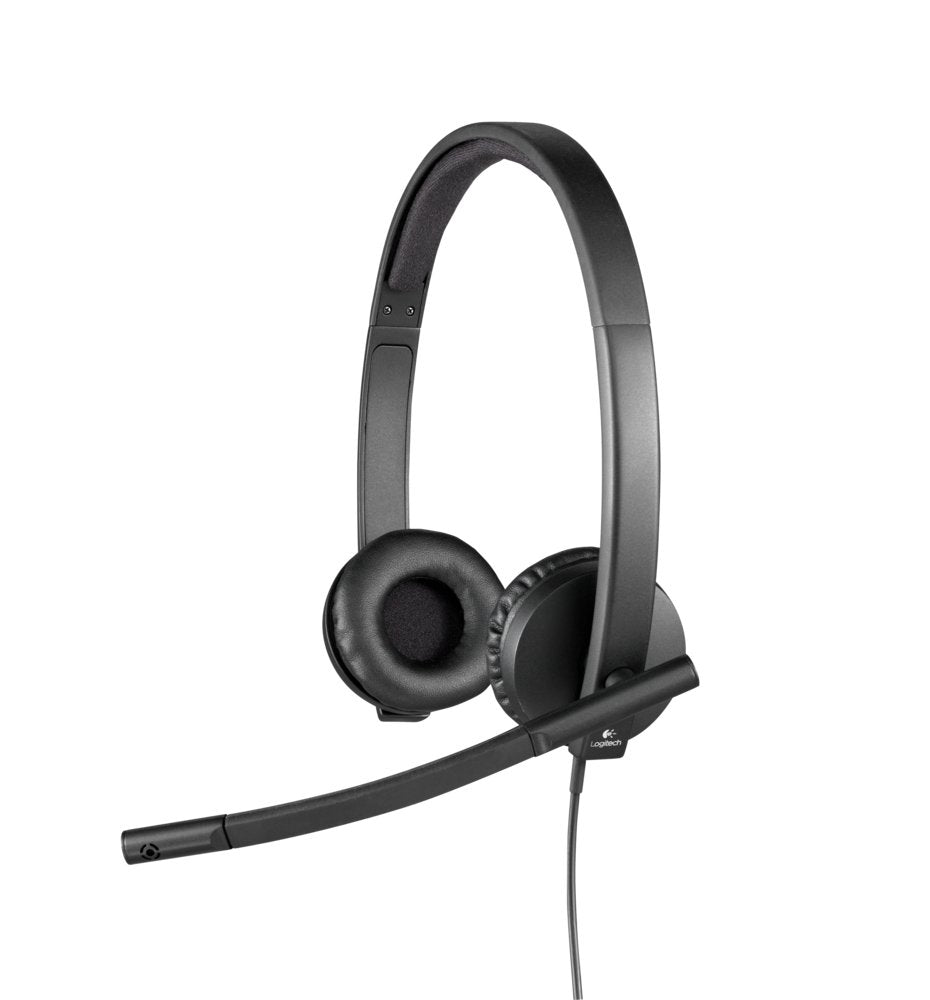 Logitech H570e | Bedrade On-ear USB-A Headset | Zwart - Matmuis - Matmuis