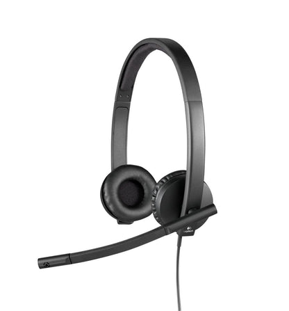 Logitech H570e | Bedrade On-ear USB-A Headset | Zwart - Matmuis - Matmuis