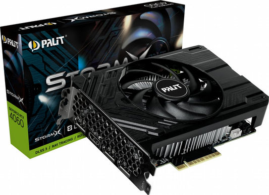 Palit GeForce RTX StormX RTX 4060 | 8 GB GDDR6 VRAM | Videokaart | GPU | Nvidia - Matmuis - Matmuis