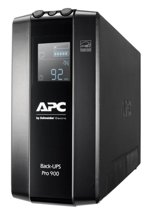 APC Back-UPS Pro BR900MI | 900 VA | 6x IEC C13 Stopcontacten | AVR Spanningstabilisatie | LCD-Statusdisplay - Matmuis - Matmuis