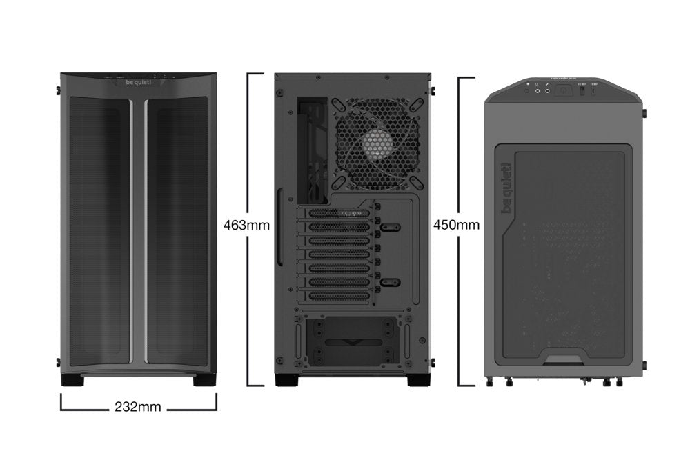 be quiet! Pure Base 500DX RGB | Midi Tower | Zwart - Matmuis