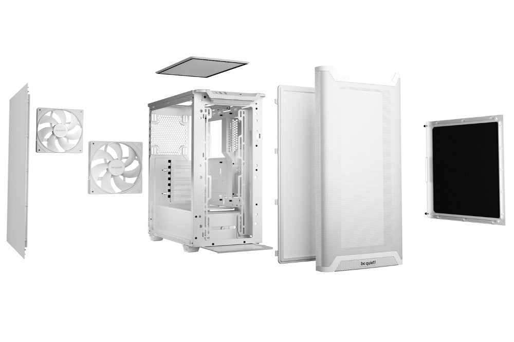 be quiet! PURE BASE 501 Airflow Mesh | Midi Tower Case | Wit - Matmuis