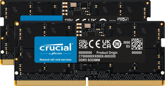Crucial | 32GB 2x16GB DDR5 | 5600MHz | SODIMM | CL46 | Geheugenmodule | RAM - Matmuis - Matmuis