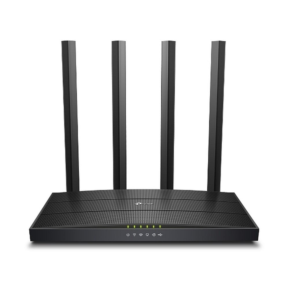 TP-Link Archer C6U | WiFi 5 Router (AC1200) | Dual-band 2.4 GHz / 5 GHz | Gigabit Ethernet | Zwart - Matmuis - Matmuis