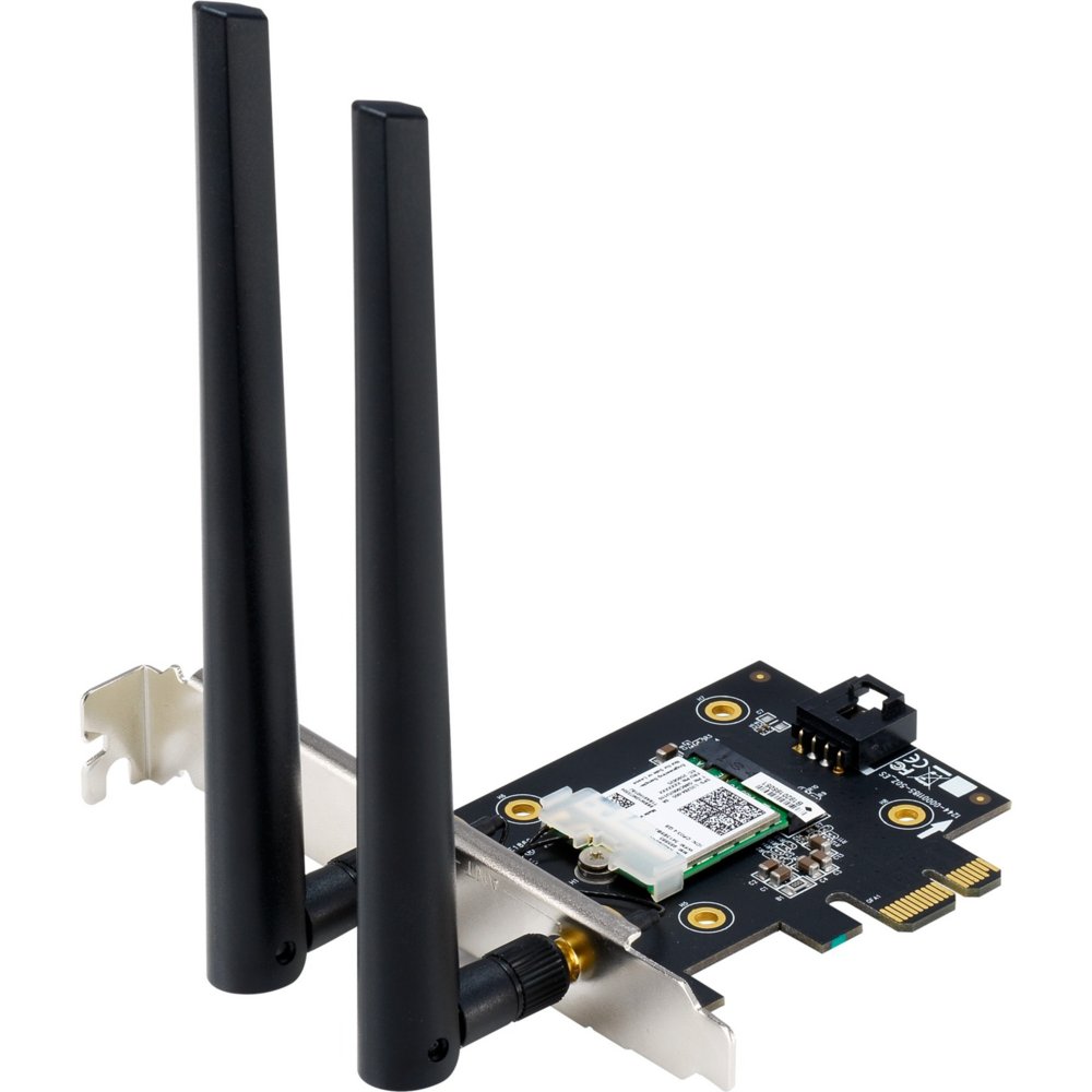 US PCE-AX3000 | Interne Wi-Fi 6 & Bluetooth Adapter | PCIe | Dual-band 3000 Mbps | Inclusief antennebasis - Matmuis - Matmuis