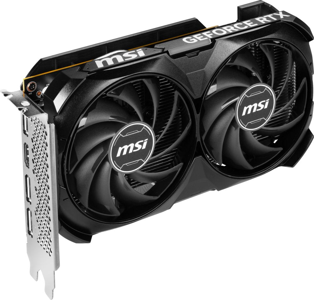 MSI GeForce RTX 4060 Ventus 2X Black OC | 8GB GDDR6 VRAM | Videokaart | GPU | Nvidia - Matmuis