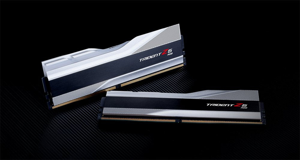 G.Skill Trident Z5 RGB Zilver | 32GB 2x16GB DDR5 | 6000MHz | DIMM | CL40 | Geheugenmodule | RAM - Matmuis - Matmuis