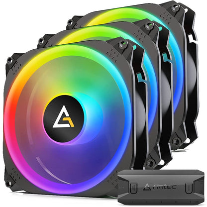 Antec Prizm X ARGB 3 Pack | 120mm Case Fans met Fan Controller - Matmuis
