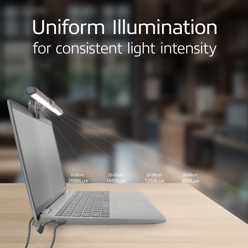 ACT AC8050 | Clip-on Laptop LED-lamp | Dimbaar | Voeding via USB - Matmuis - Matmuis