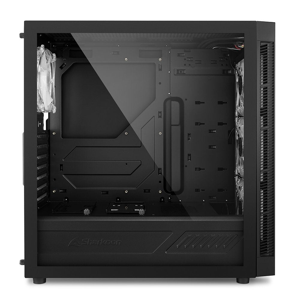 Sharkoon TG6M RGB | Midi Tower Behuizing | Zwart - Matmuis