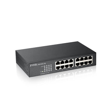 Zyxel GS1100-16 | Unmanaged Switch | 16-poorts Gigabit Ethernet | Zwart - Matmuis