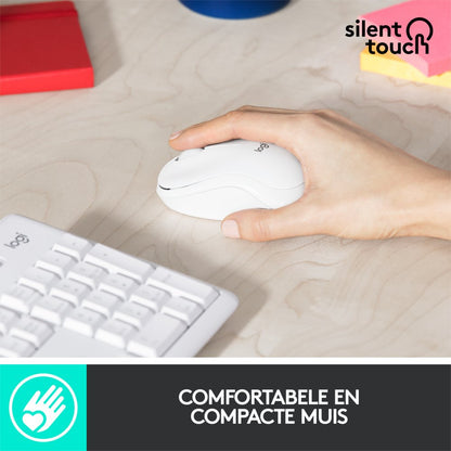 Logitech MK295 toetsenbord RF Draadloos QWERTY US International Wit - Matmuis - Matmuis