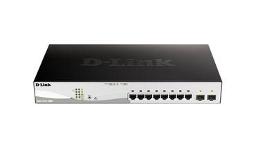 D-Link DGS-1210-10MP/E | Managed L2 Switch | 10 Poorten | Gigabit Ethernet (10/100/1000 Mbps) | PoE - Matmuis