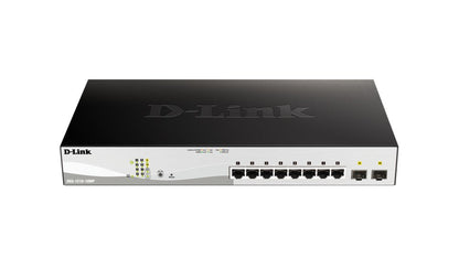 D-Link DGS-1210-10MP/E | Managed L2 Switch | 10 Poorten | Gigabit Ethernet (10/100/1000 Mbps) | PoE - Matmuis - Matmuis