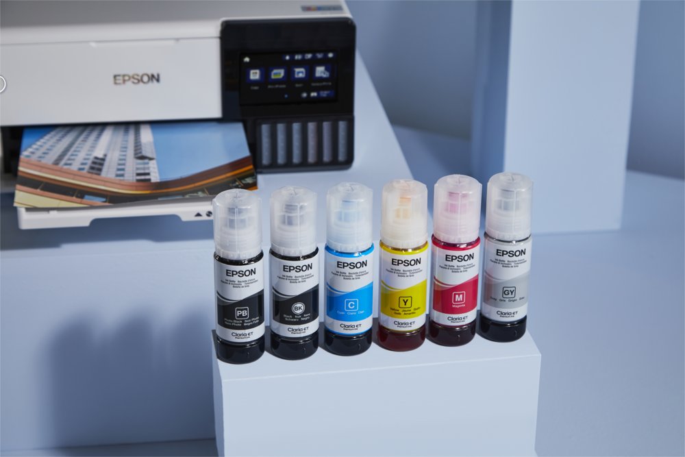 Epson EcoTank ET-8500 | All-in-One Inkjetprinter | 6-Kleuren Inktsysteem | A4 | Wi-Fi | Wit - Matmuis - Matmuis