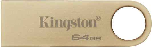 Kingston DataTraveler SE9 G3 | 64GB USB Stick | USB 3.2 Gen 1 | 220 MB/s | Goud - Matmuis - Matmuis