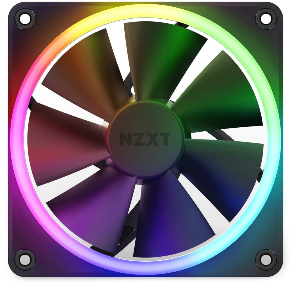 NZXT F120 RGB | 120mm Case Fan | Zwart - Matmuis