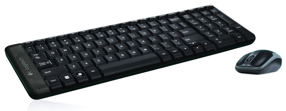 Logitech MK220 | Draadloze Desktop Set | Compact Toetsenbord + Muis | Zwart - Matmuis - Matmuis